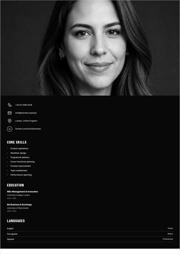 Sofia Mendes — Product Operations Manager