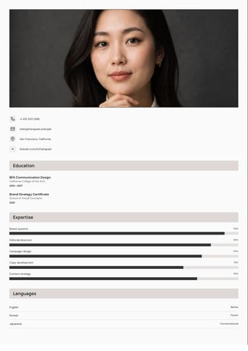 Hana Park — Brand Communications Designer