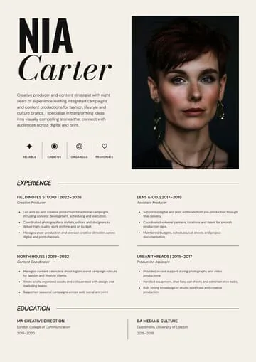 Nia Carter — Creative Producer