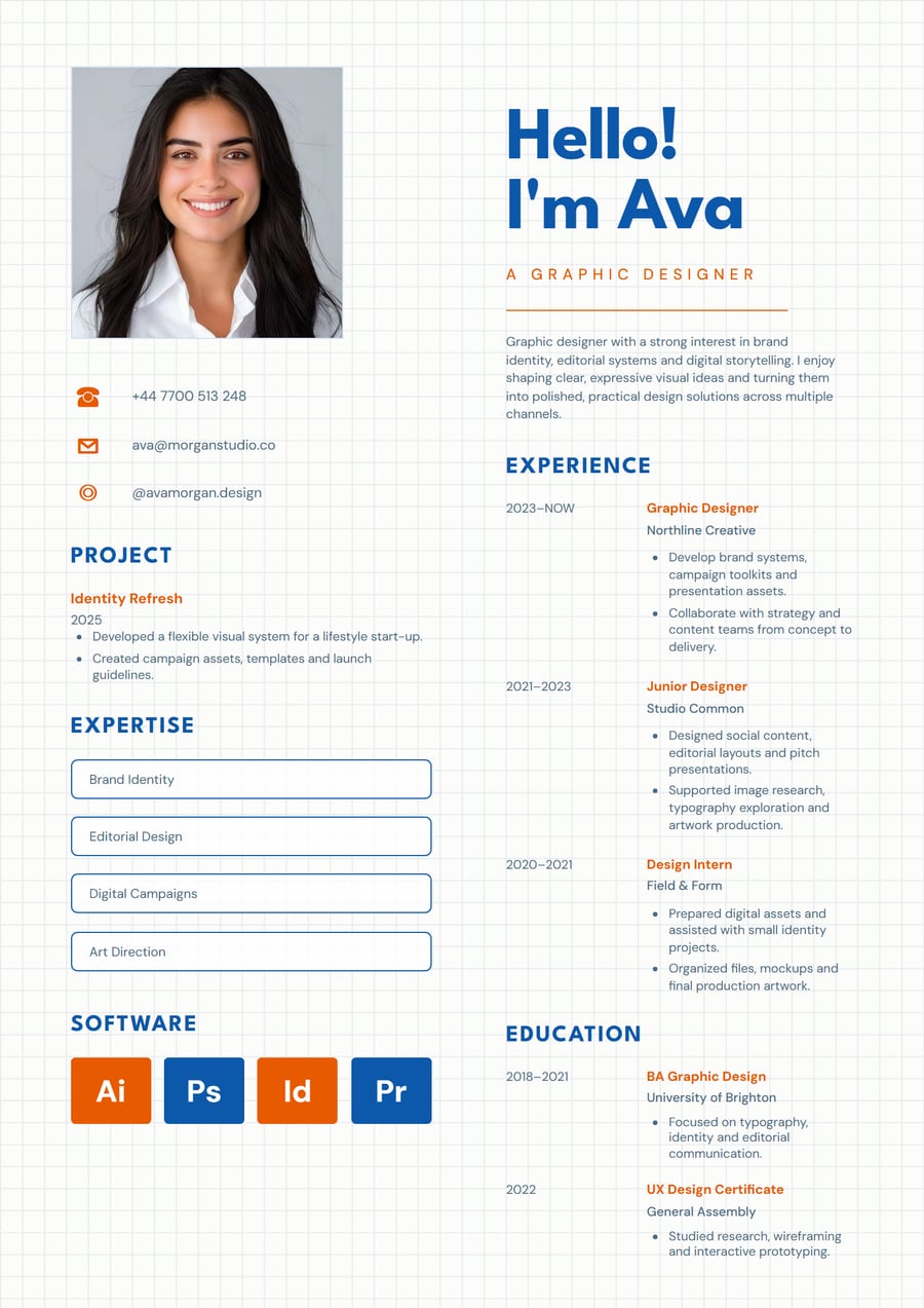Ava Morgan — Graphic Designer