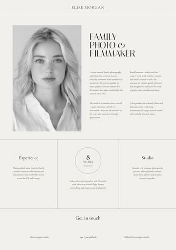 Elise Morgan — Family Photographer & Filmmaker