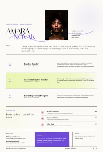 Amara Novak — Creative Director