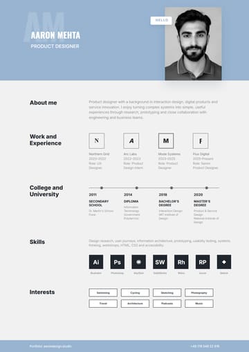 Aaron Mehta — Product Designer