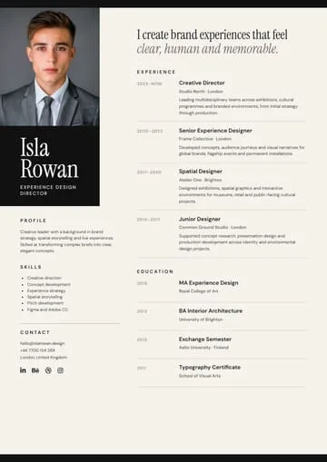 Liam Rowan — CV