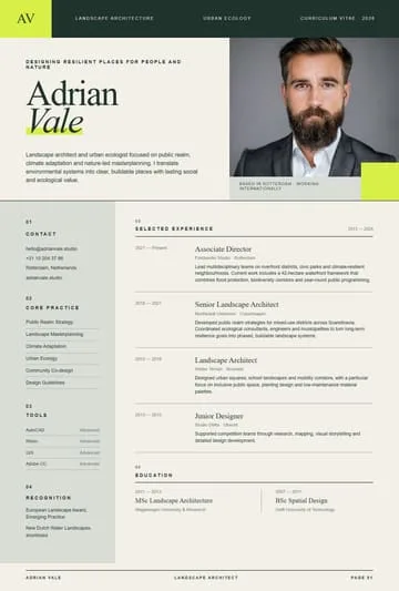 Adrian Vale — Landscape Architect