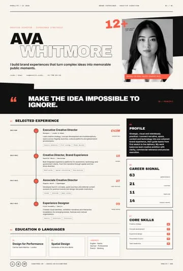 Ava Whitmore — Brand Experience Director